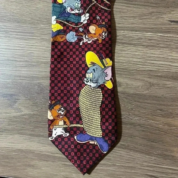 Vintage Tom & Jerry Cartoon Network Neck Tie - Picture 2 of 4